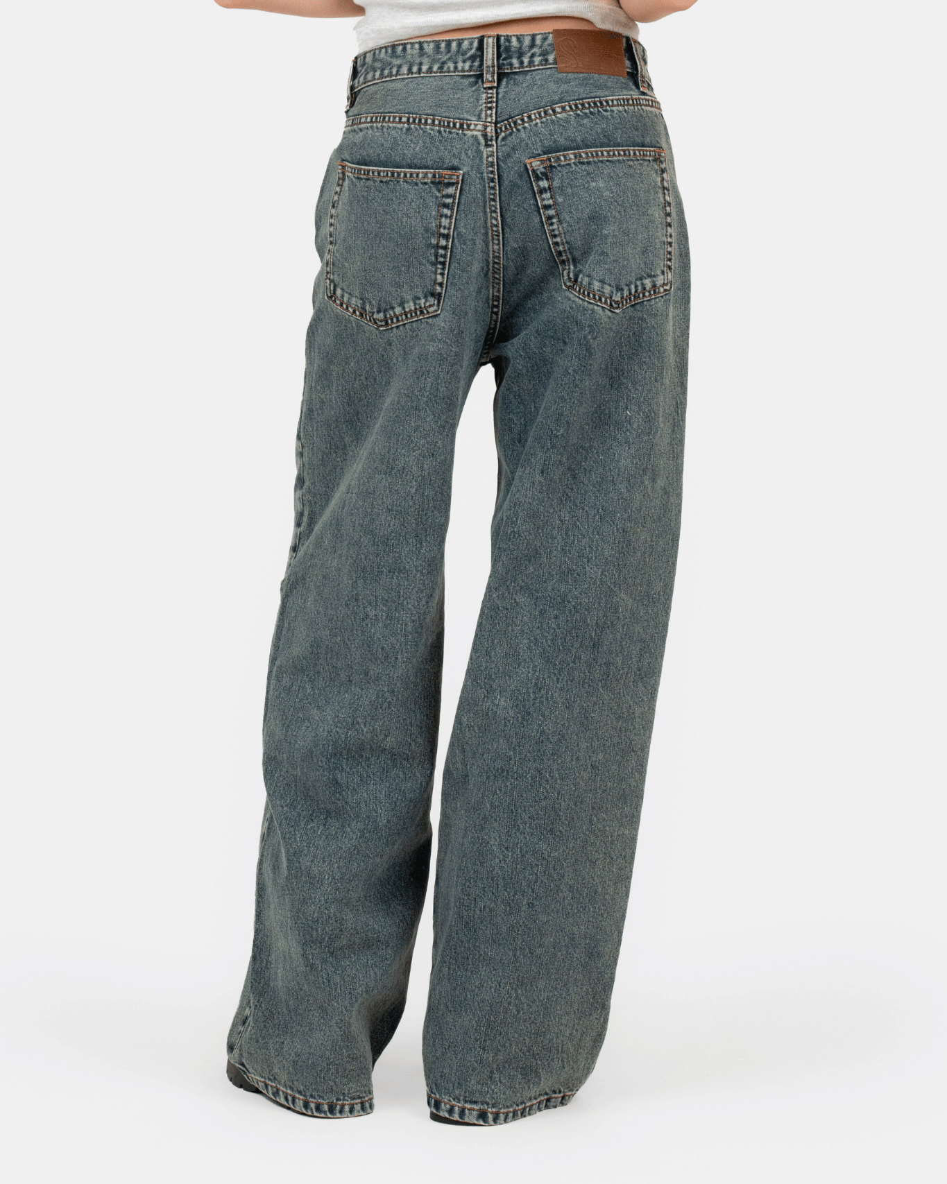 Baggy Denim Jeans Mid Blue Vintage Wash | Skagen - clothing.dk
